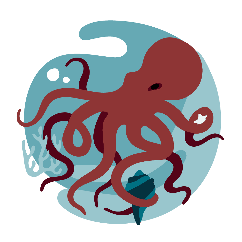 The octopus is a symbol of management.